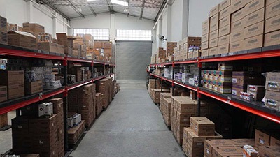 centro de distribuição dentro da loja